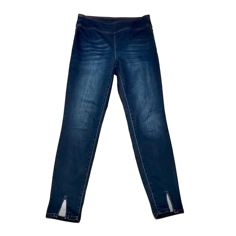 Jeans Denim Skinny Ankle Stretch Pull-on Pants - Picture 3 of 8